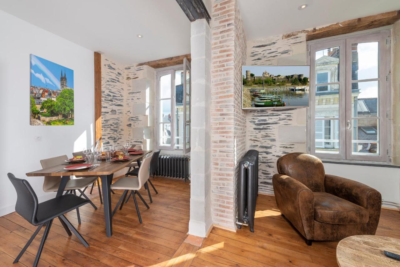 Hyper Centre 16 Rue Valdemaine Apartment อองเชร์ ภายนอก รูปภาพ