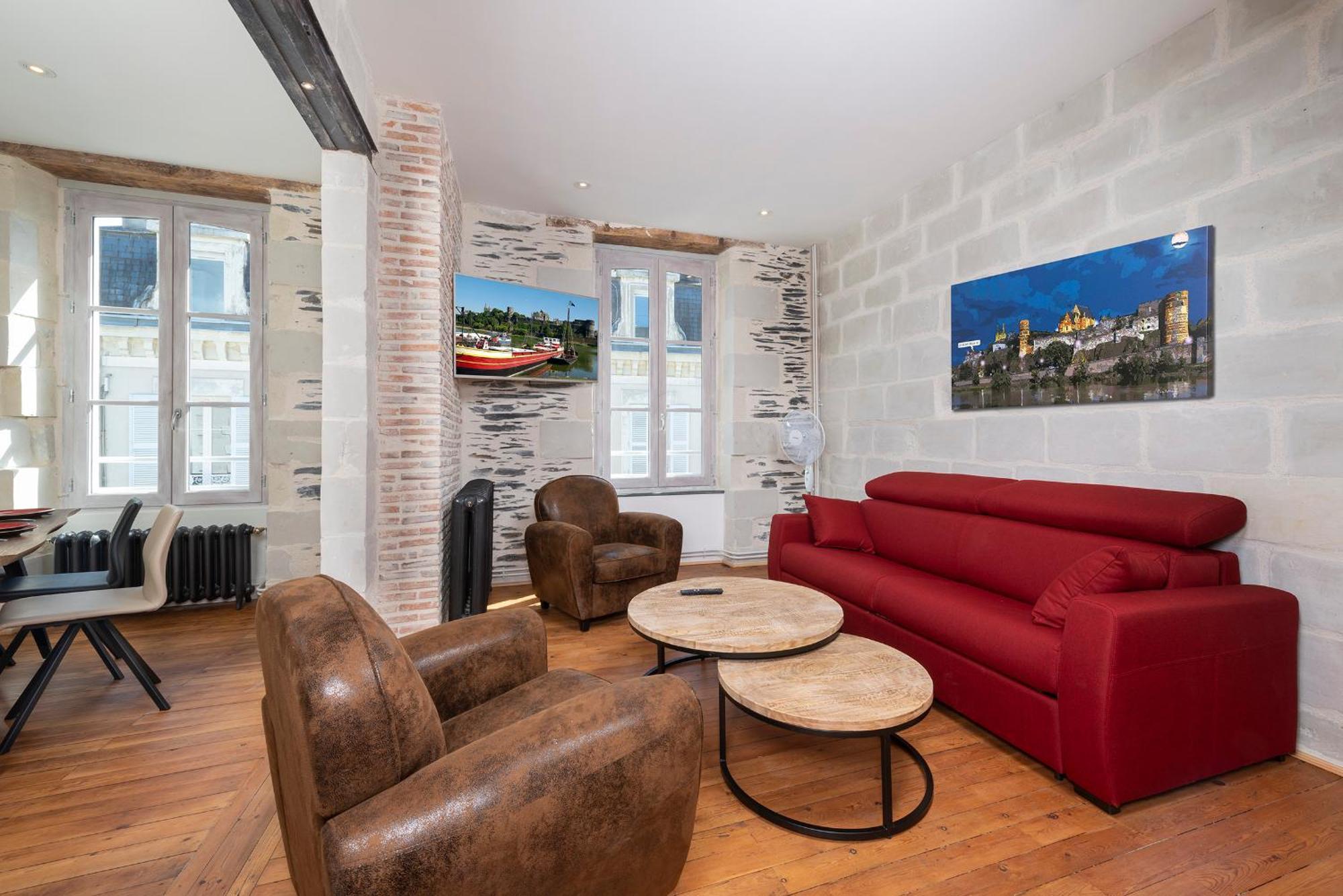 Hyper Centre 16 Rue Valdemaine Apartment อองเชร์ ห้อง รูปภาพ